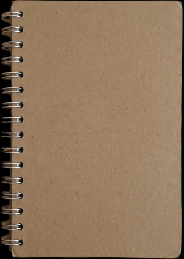 Reciclados / Pasta dura con papel kraft para cuaderno